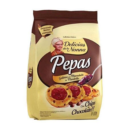 Galletas Pepas Delicias de la Nonna con Chips de Chocolate Galletas Pepas Delicias de la Nonna con Chips de Chocolate