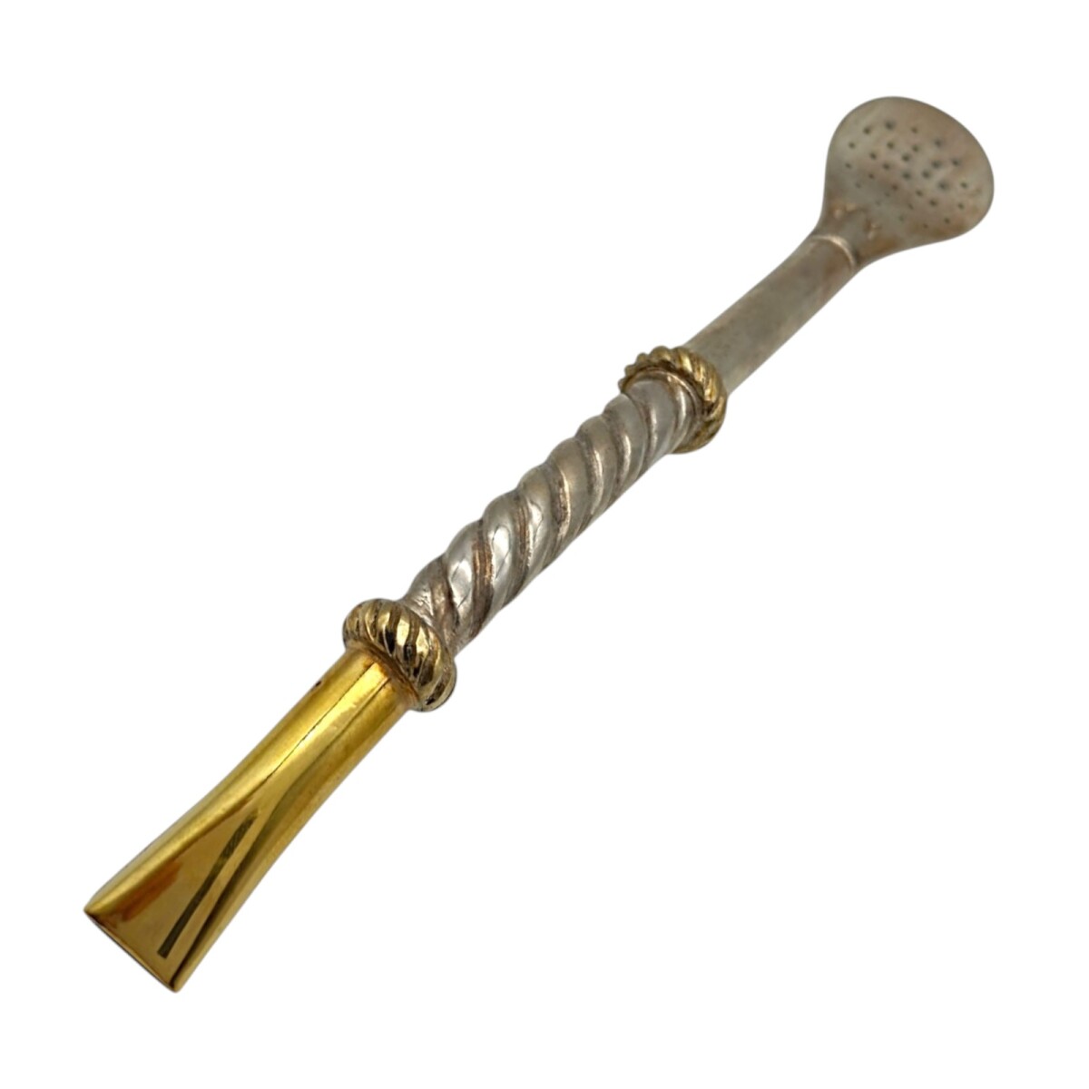 BOMBILLA CRIOLLA PLATA Y ORO 40 - plateadouniforme 