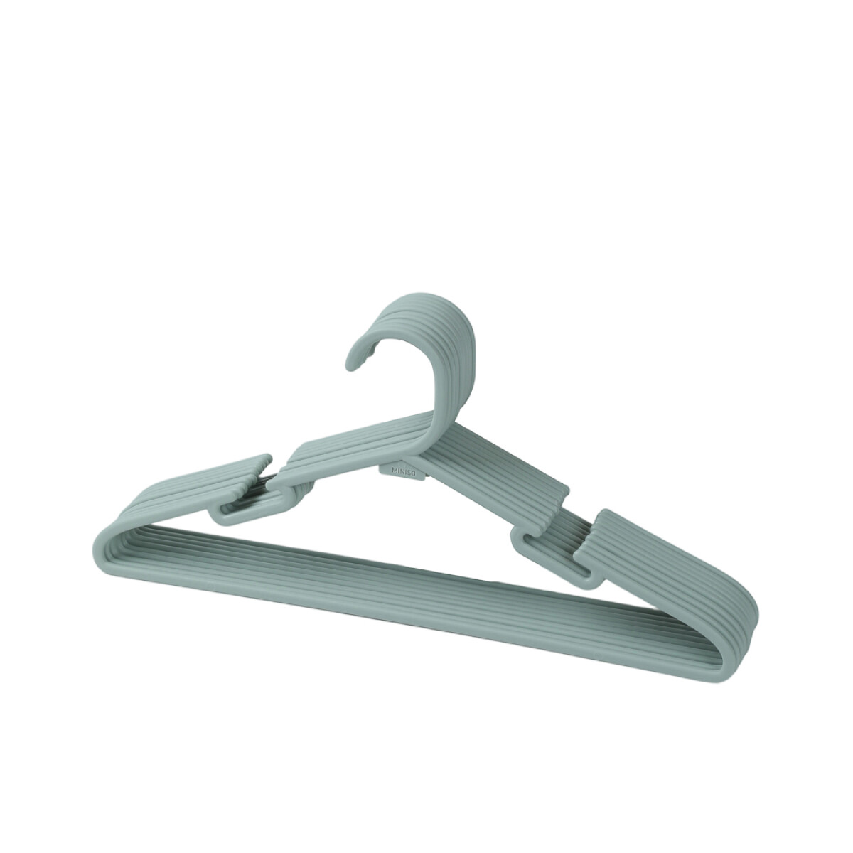 Perchas antideslizantes 10pcs - verde 