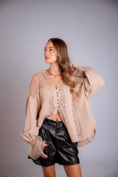 Camisa REGINA Beige