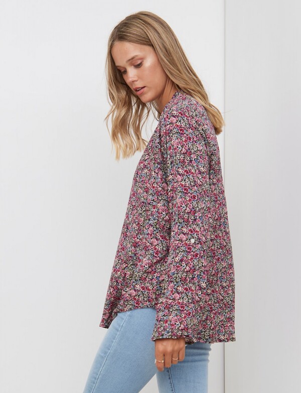 Blusa Floral MULTI/ROSA