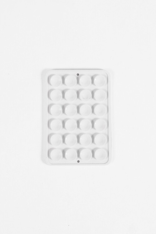Ventosa de silicona para celular blanco