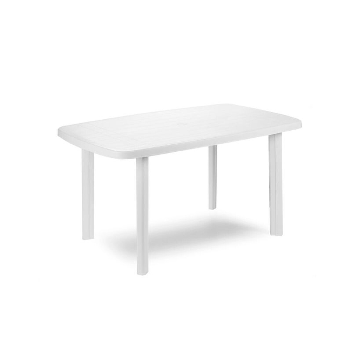 MESA DE PLASTICO RECTANGULAR 140CM MOR FARO 