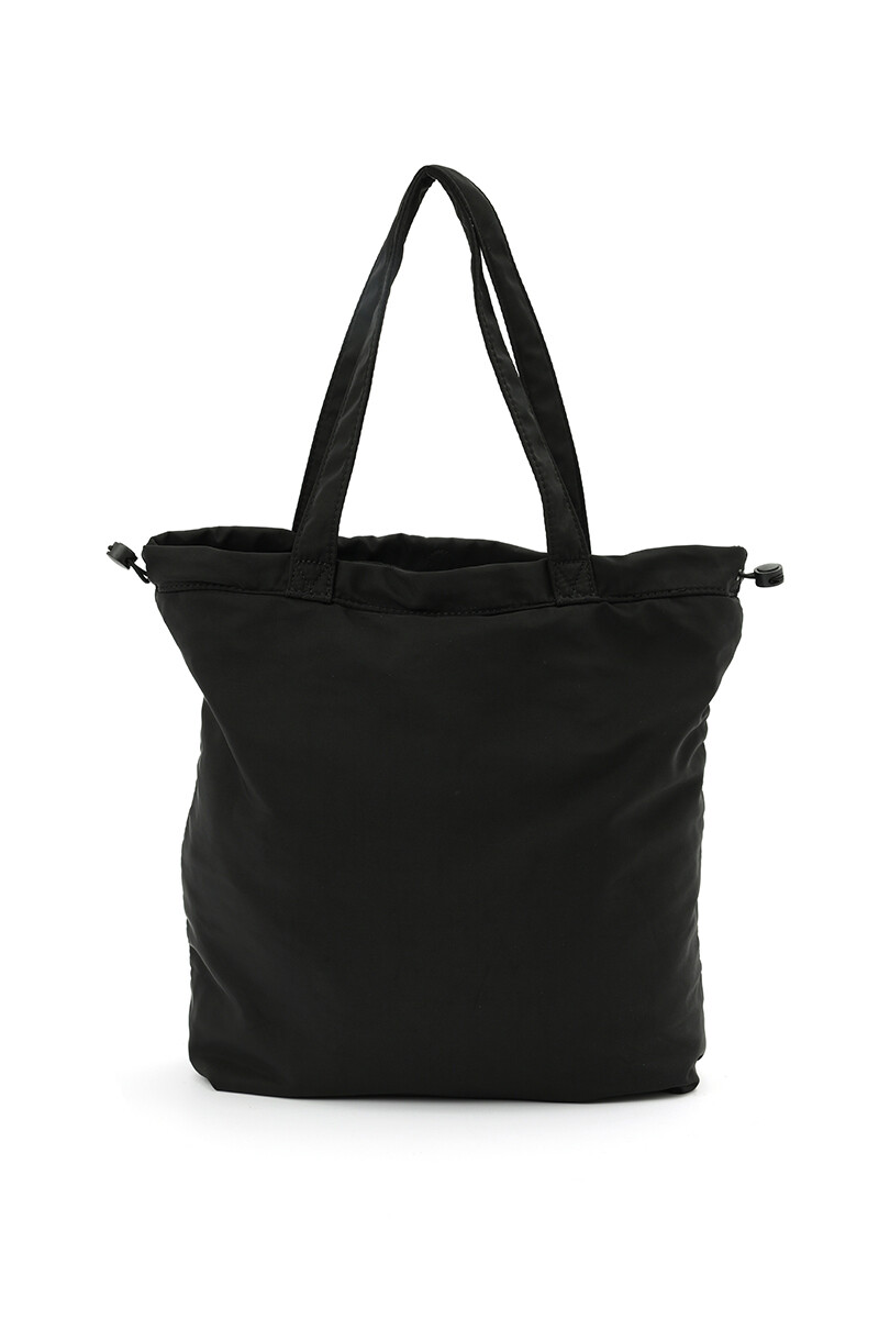Cartera de nylon Negro