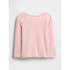 V-FRCH LS LOGO TEE PURE PINK