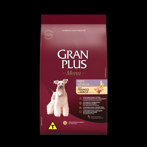 GRANPLUS MENU PERRO SENIOR MINI / POLLO & ARROZ 10,1KG Granplus Menu Perro Senior Mini / Pollo & Arroz 10,1kg