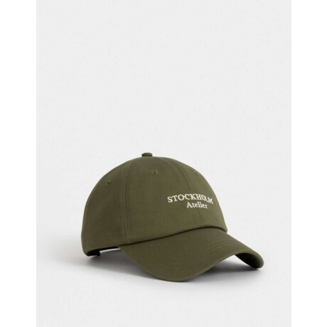 Gorra Bordada Verde Medio