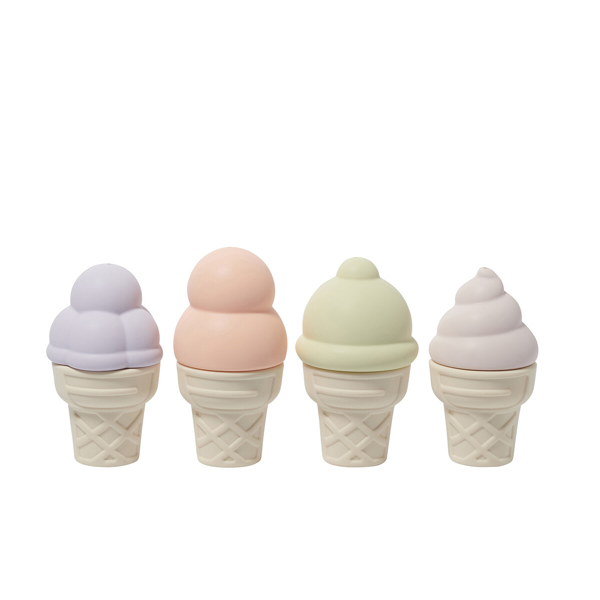 Set x4 helados de silicona 