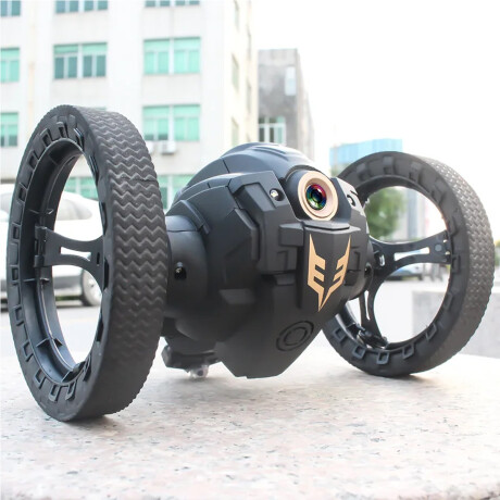 Auto Saltarín a control remoto para niños Negro