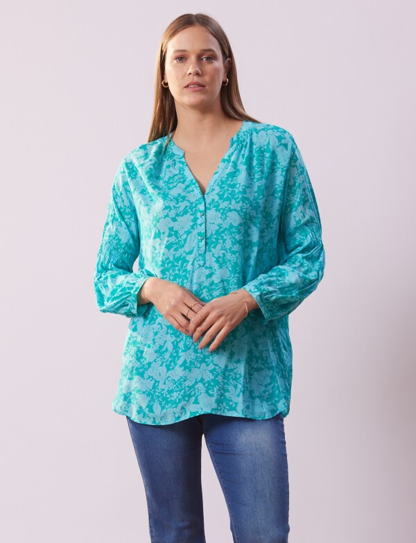 Blusa Print VERDE/MULTI