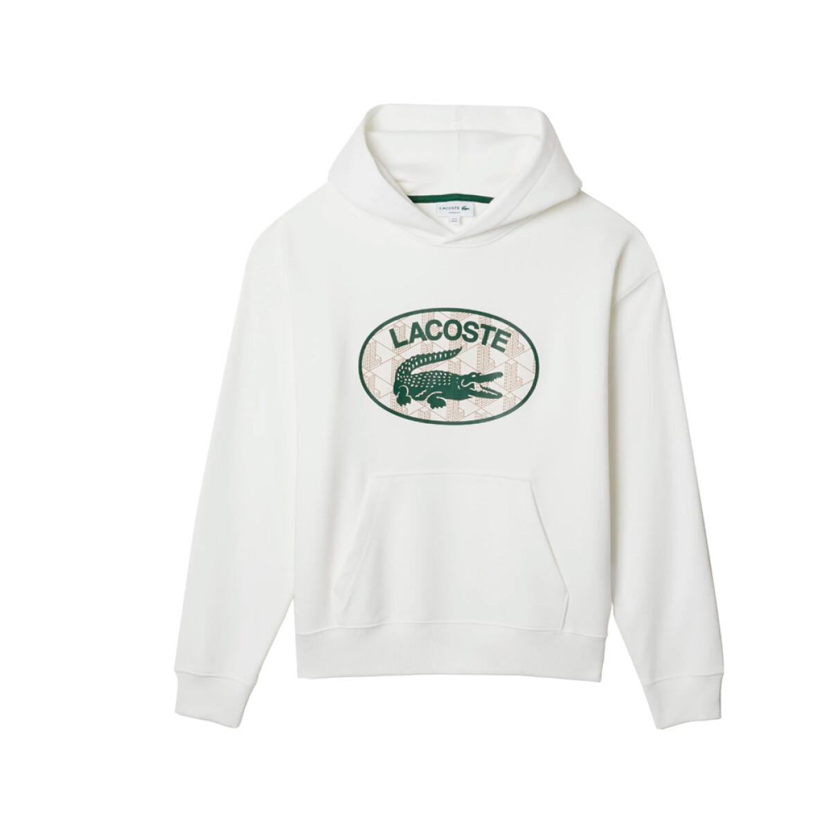 CANGURO LACOSTE LOOSE FIT BRANDED MONOGRAM - 70V 