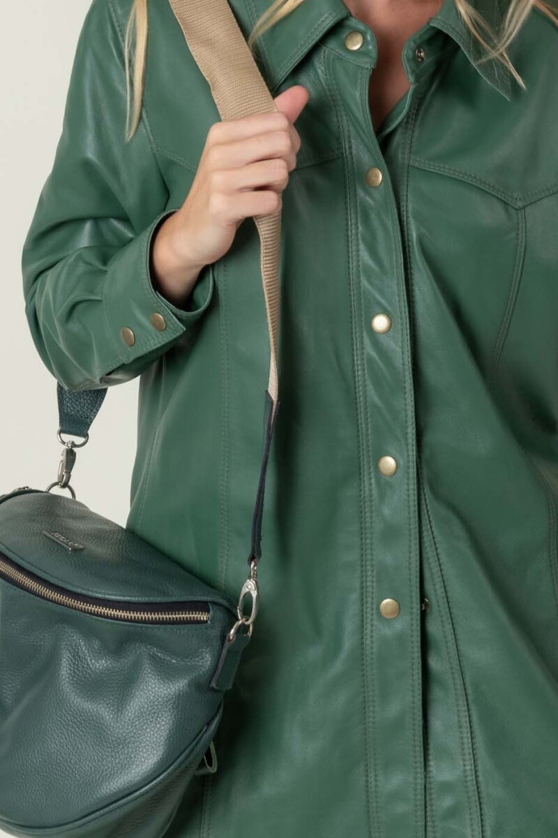 Camisa fio larga Verde