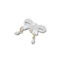 Jibbitz™ Charm Bow And Pearl Dangle Multicolor