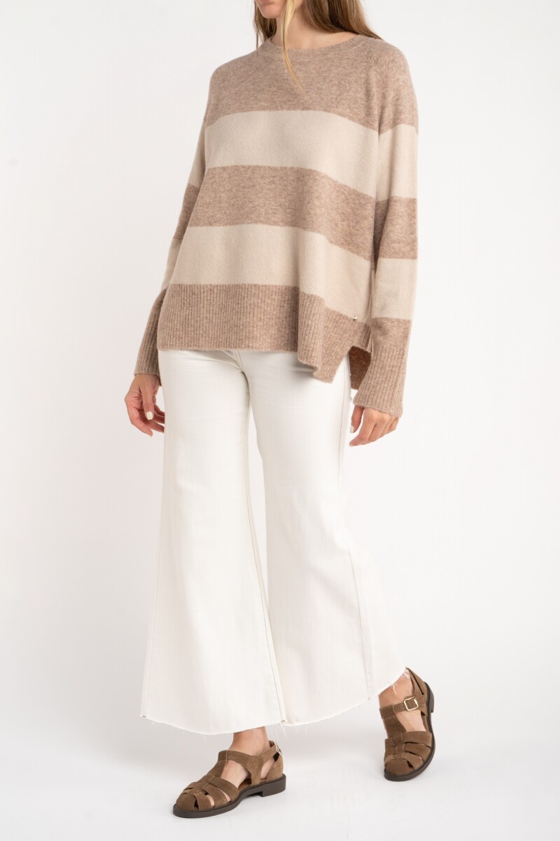 Sweater Rayado Mocha