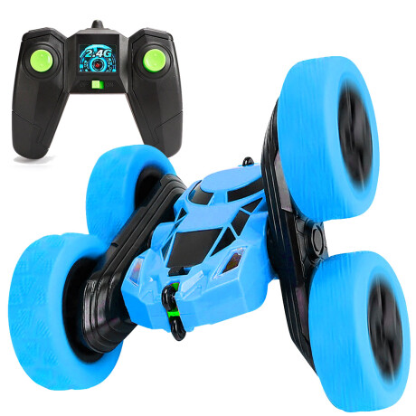 Auto A Control Remoto 360º Acrobático Stunt Azul