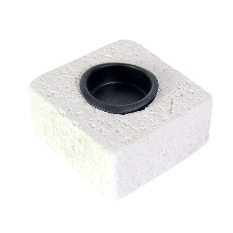 PORTA VELA BLANCO 4X8CM Unica