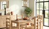 Juego De Comedor 4 Sillas - Corona - Madera Natural