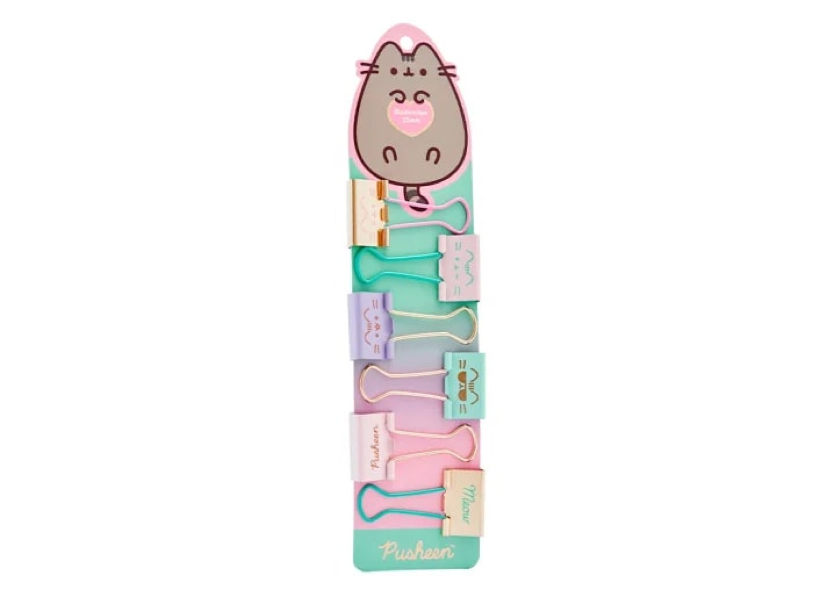 Doble Clip Pusheen x 6 