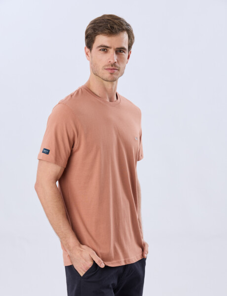 REMERA BÁSICA DE ALGODÓN Terracota