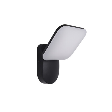 Lámpara de pared LED IP65 negro 12W luz cálida IX4556