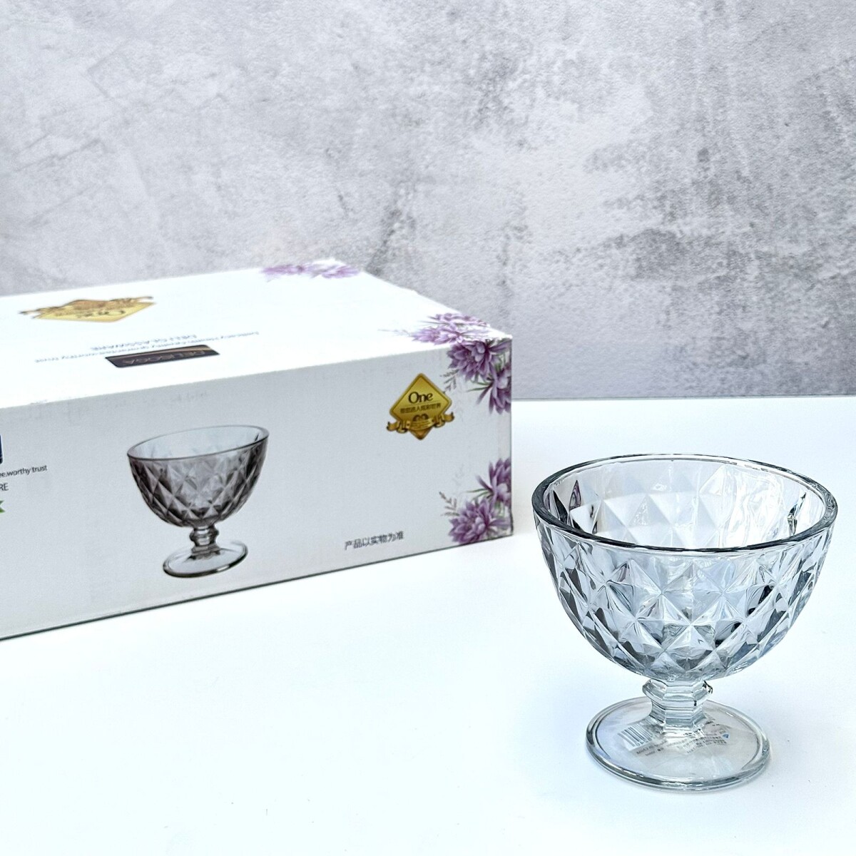 Compotera/Copa Postre Vidrio 300ml x6 Unidades 