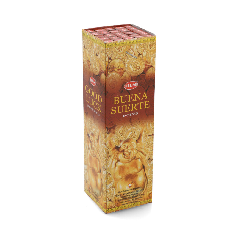 INCIENSO HEM CAJA DE CARBÓN X25 Buena Suerte