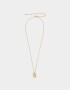 Cadena Corta con Dije Premium Gold Cortos - Dorado