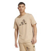 Remera Adidas T de Hombre - JM6382 Beige