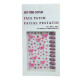 Set Stickers para Uñas y Rostro Fucsia