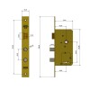 CERRADURA STAR 810S HIERRO ZINGADO Cerradura Star 810s Hierro Zingado