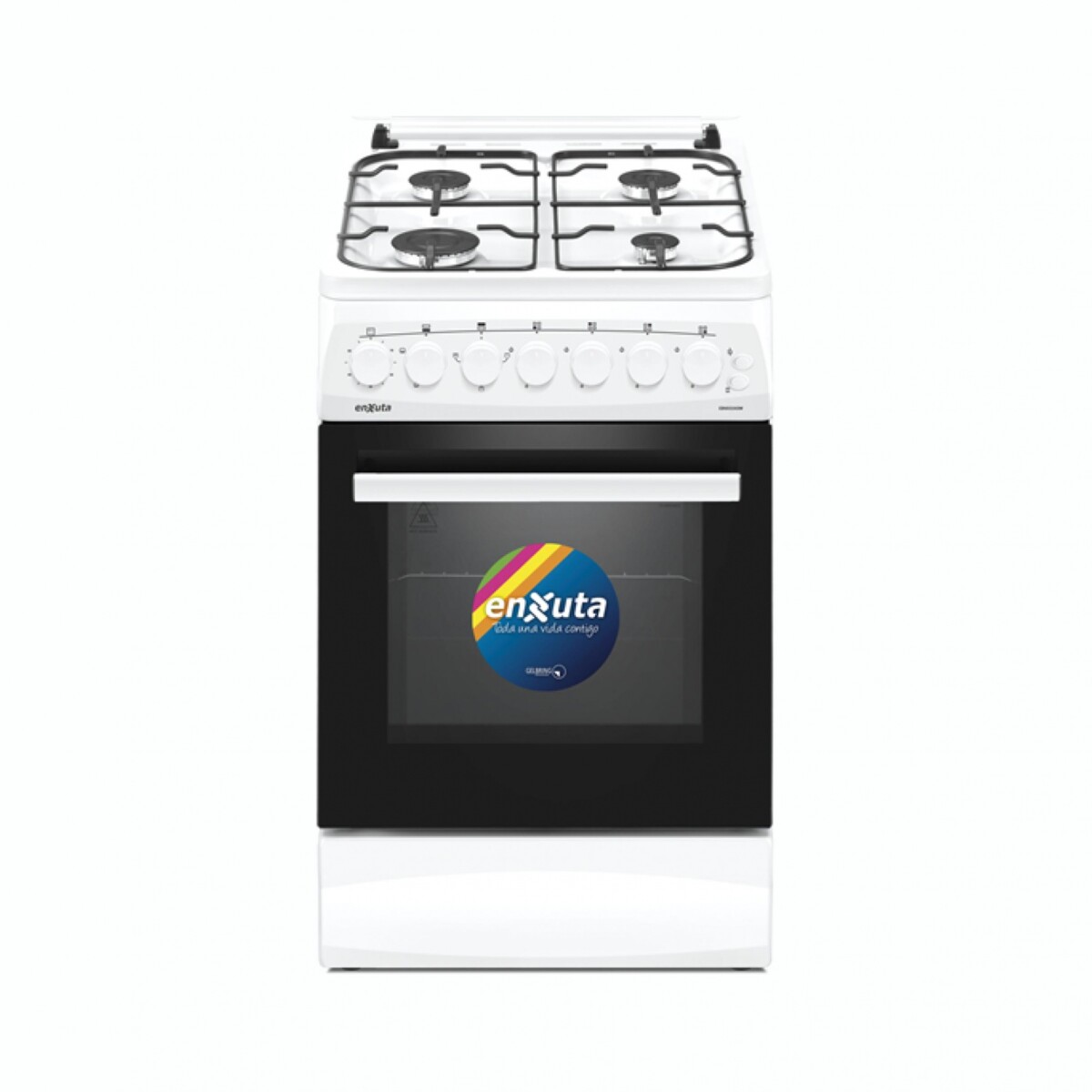 Cocina Supergas ENXUTA CENX5542W 4 Hornallas Grill Eléctrico 