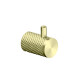 Percha Labrada Metal Signature Dorado Brushed Gold Satinado