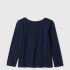 V-FRCH LS BF LOGO T TAPESTRY NAVY