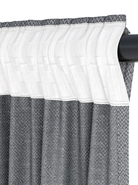 Cortina SAVALEN 1x140x245 chenilla gris Cortina SAVALEN 1x140x245 chenilla gris