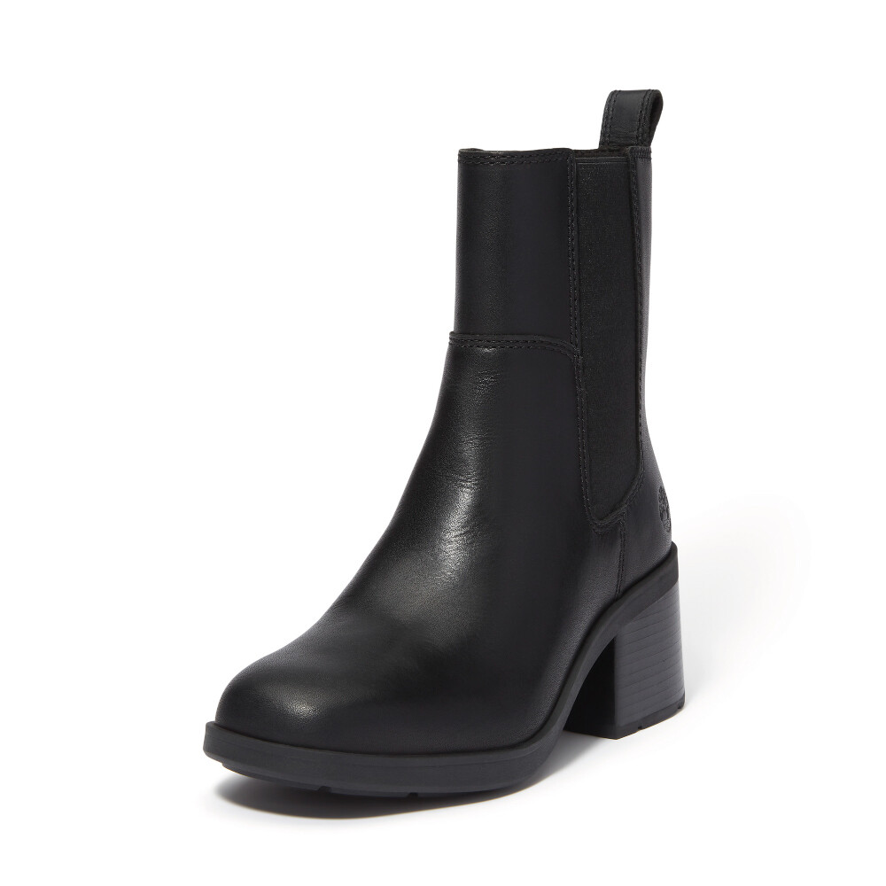 Botas Mid Chelsea Mujer Black Full Grain