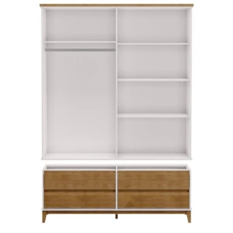 Ropero Prata 4 Puertas 4 Cajones Con Espejos Blanco2813w Mdf Ropero Prata 4 Puertas 4 Cajones Con Espejos Blanco2813w Mdf