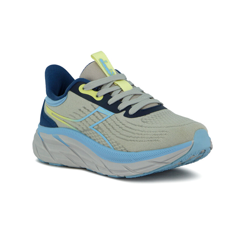 Diadora Proton Calzado Running Mujer Grey/skyblue Gris-celeste