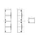 MUEBLE LATERAL ROBLE CLARO 2 PUERTAS 40X30X150 000