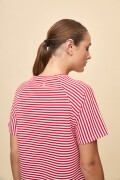 REMERA SCALA Blanco/Rojo