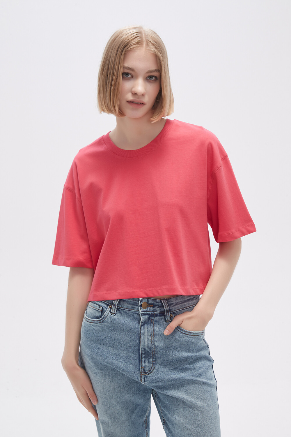 Remera Solis Rojo Coral