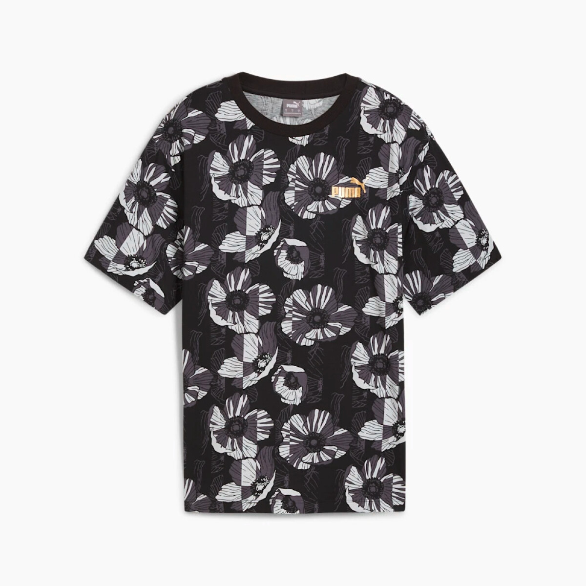 ESS+ CLASS ACT AOP TEE - Negro 