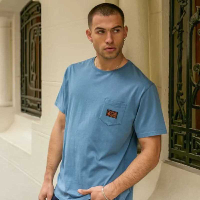 Remera Volcom Workerc - Azul Remera Volcom Workerc - Azul