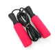 Cuerda de Saltar con Rulemán de Neopreno para Ejercicio Fitness y Crossfit Fucsia