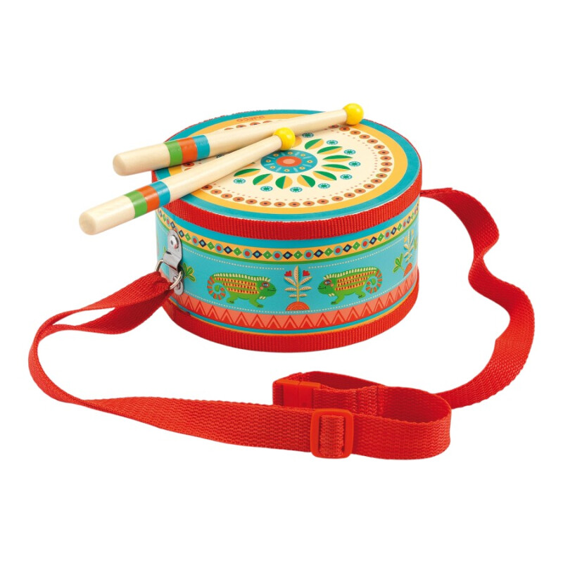 Tambor Infantil de Madera Animambo Djeco Tambor Infantil de Madera Animambo Djeco