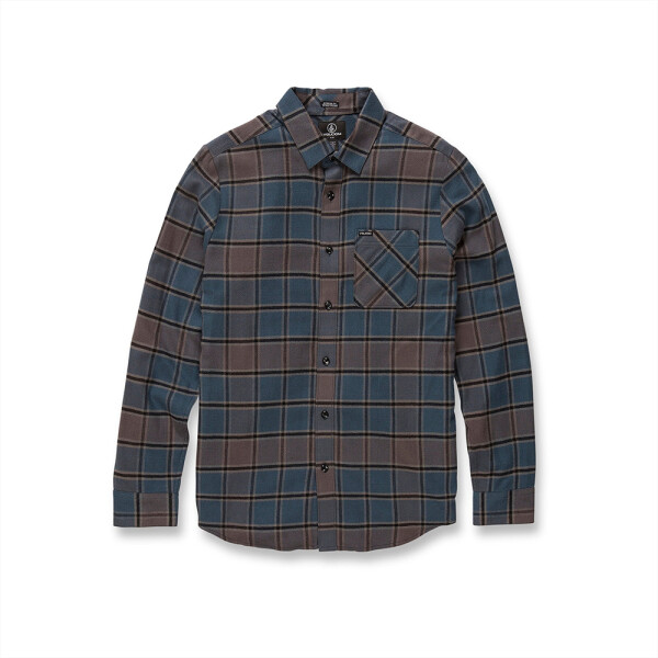 Camisa Volcom Caden Plaid Azul