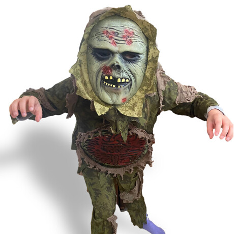 DISFRAZ ZOMBIE VERDE DISFRAZ ZOMBIE VERDE
