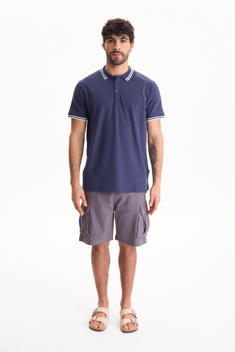 Bermuda De Gabardina Breeze - Gris 