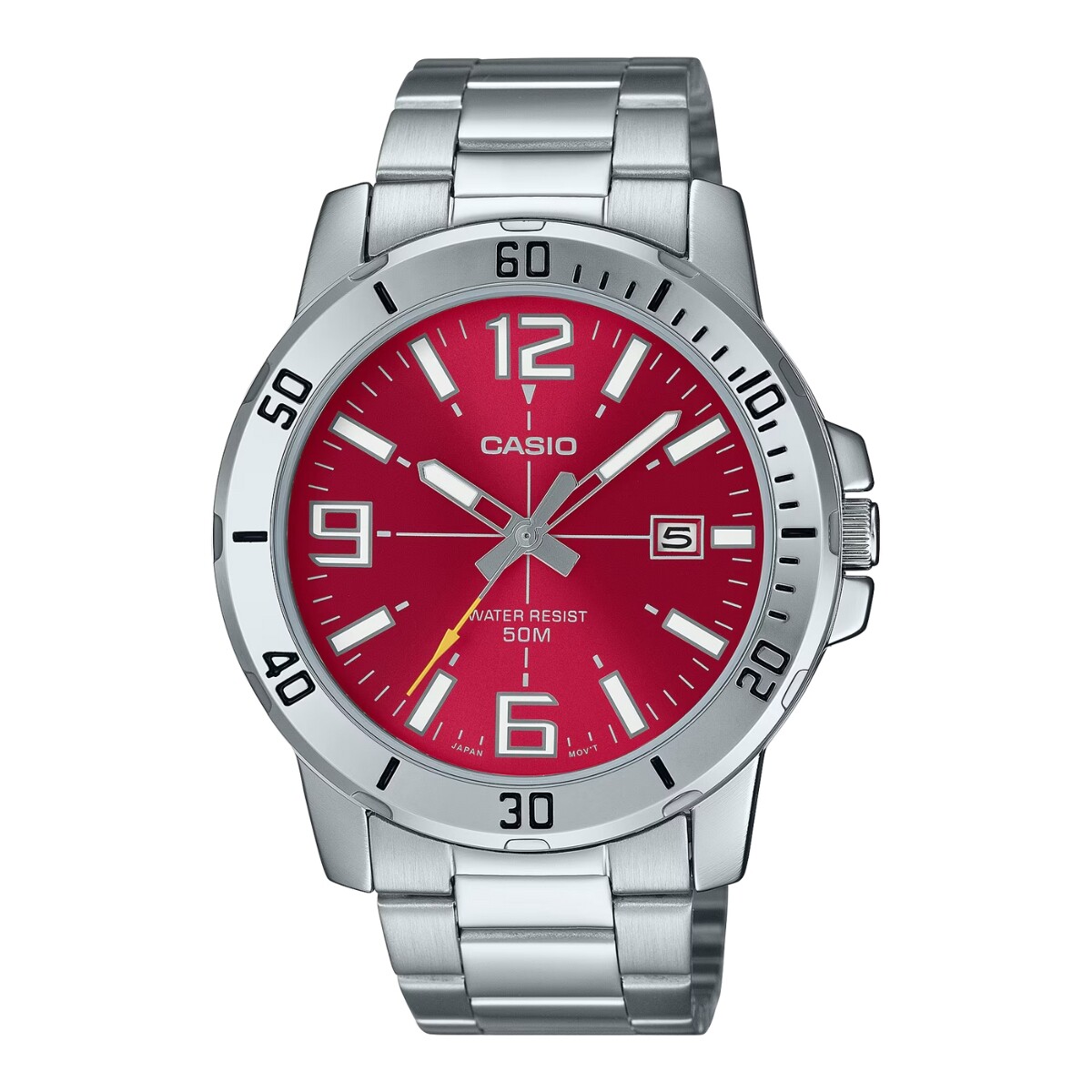 Reloj CASIO MTPVD01D-4BVUDF en Acero Plateado Esfera 45mm 