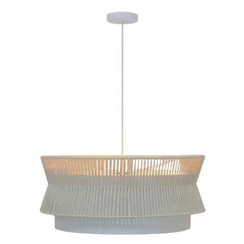 COLGANTE GAIA 60CM BLANCO MACRAME COLGANTE GAIA 60CM BLANCO MACRAME