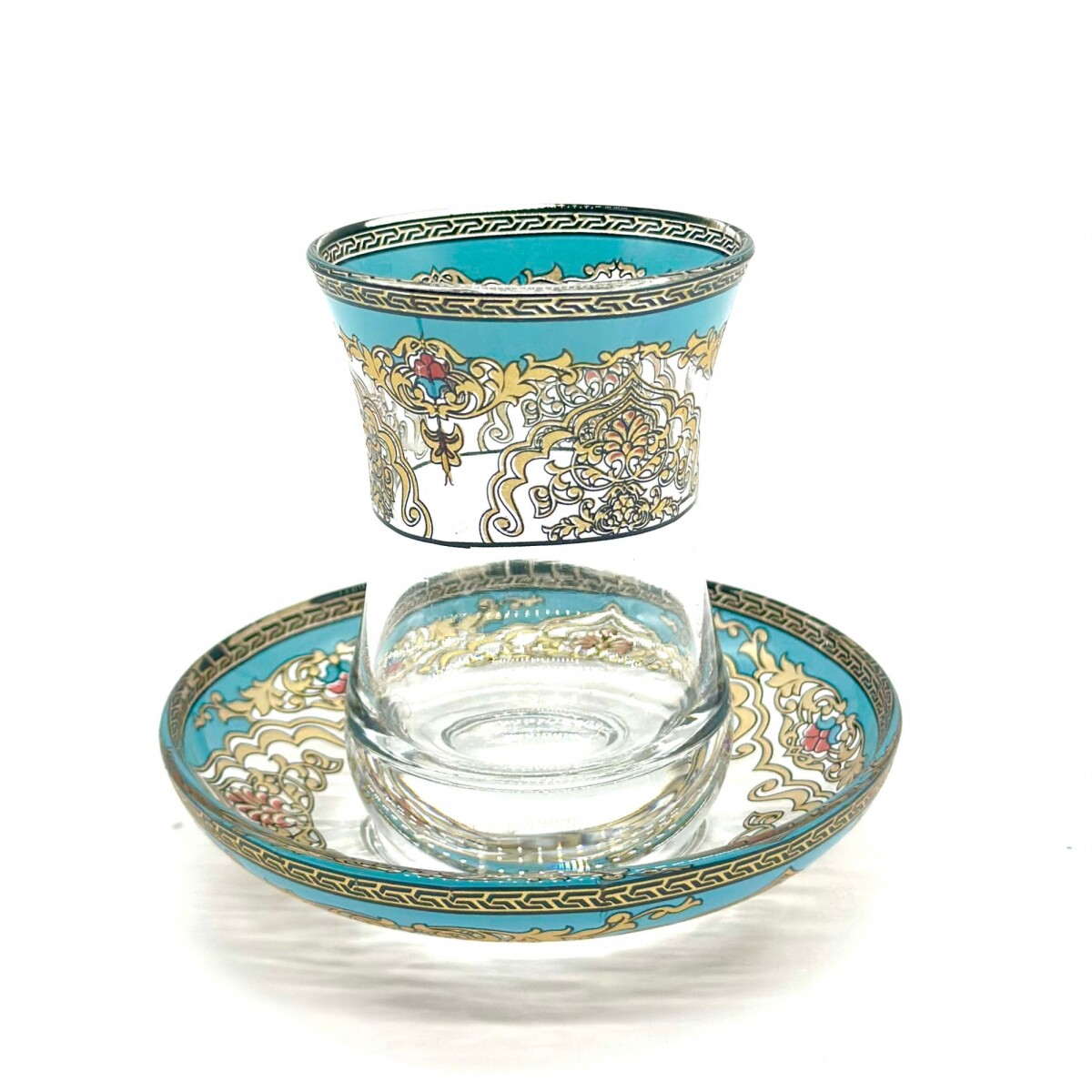Vaso de té de vidrio X1 - 10 
